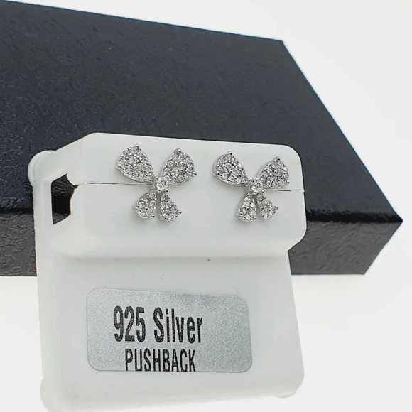925 sterling silver luxury CZ earrings for women/girls, Best RJUS2141 - Picture 5 of 11